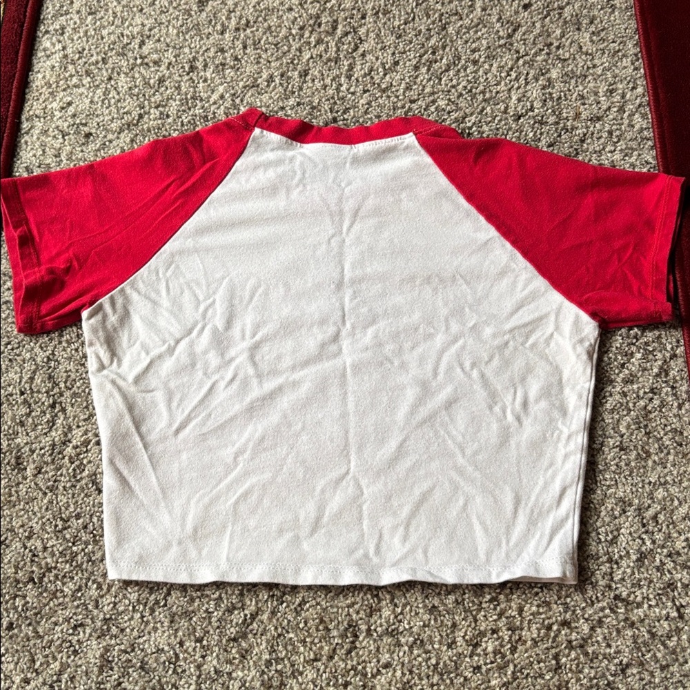 Hype and Vice Size S White/Red San Diego State Homerun Tee - Picture 4 of 6